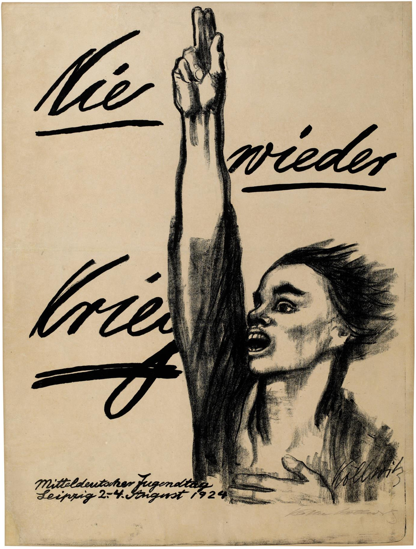 'Nie wieder Krieg' von Käthe Kollwitz